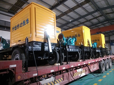 黑龍江某農場國家節(jié)水增糧項目---移動灌溉泵車